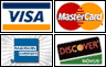 We accept all major credit cards